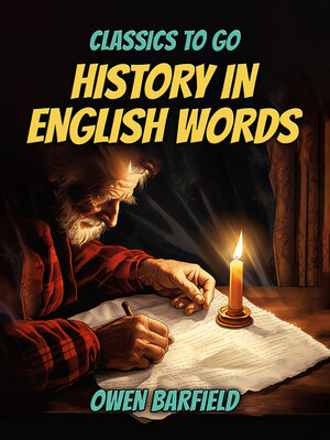 cover image of History in English Words